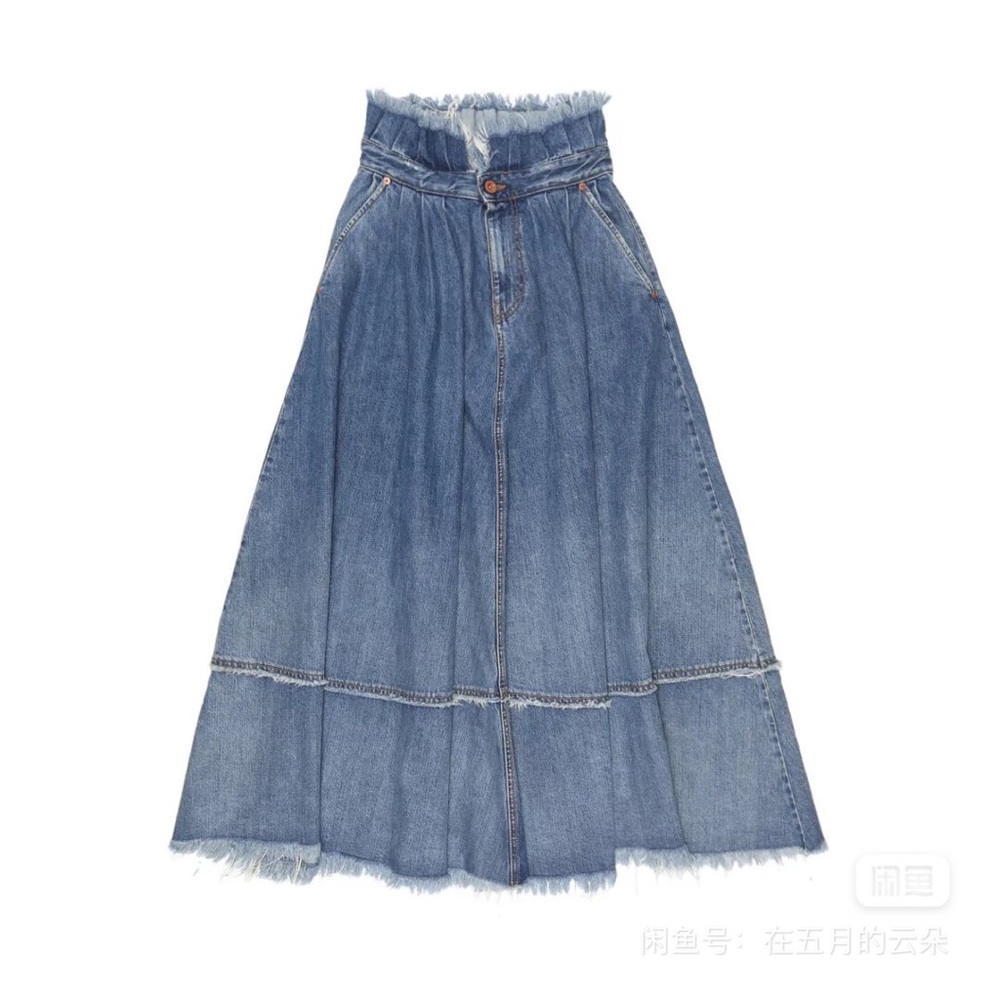 Diesel denim maxi skirt size s
